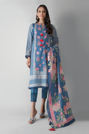 B21260 Blue Khaadi Festive Collection 2021